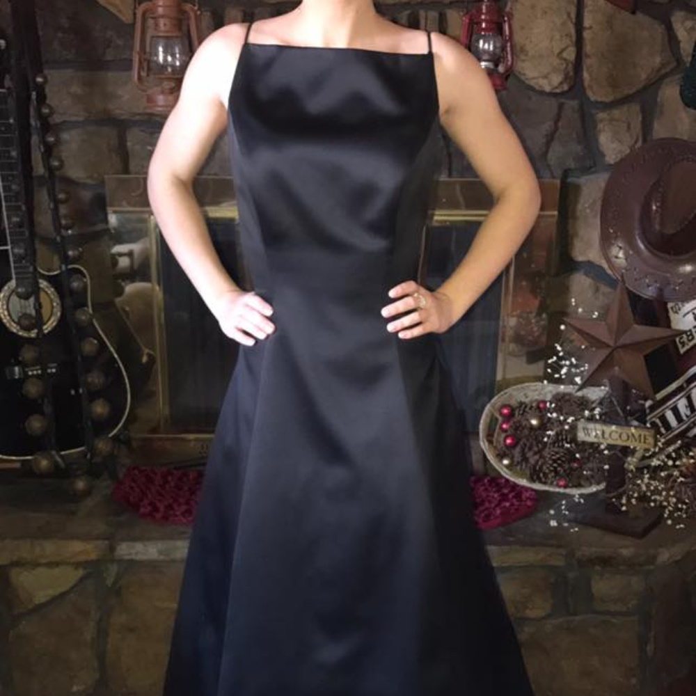 Black evening gown